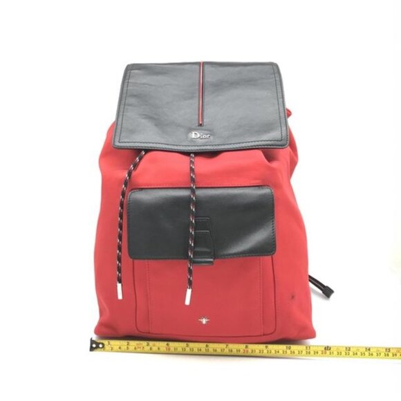 Dior Bumblebee Leather Flap Backpack main image 6